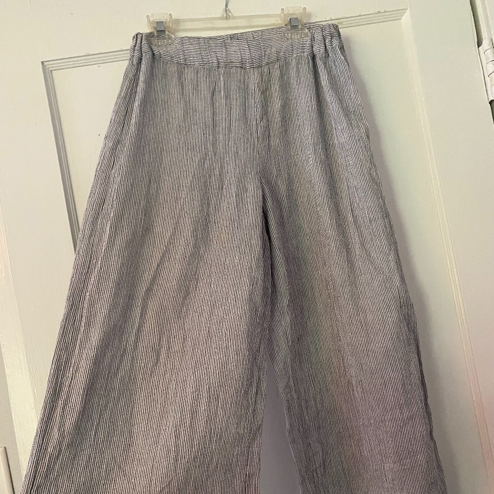 Madewell Striped Cropped Culottes